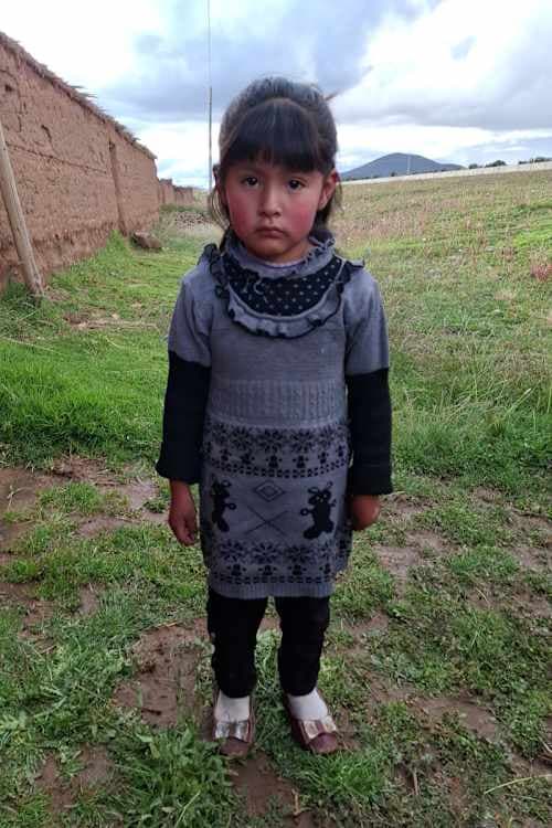 An unsponsored girl named Fernanda from Bolivia who has waited 435 days for a sponsor.