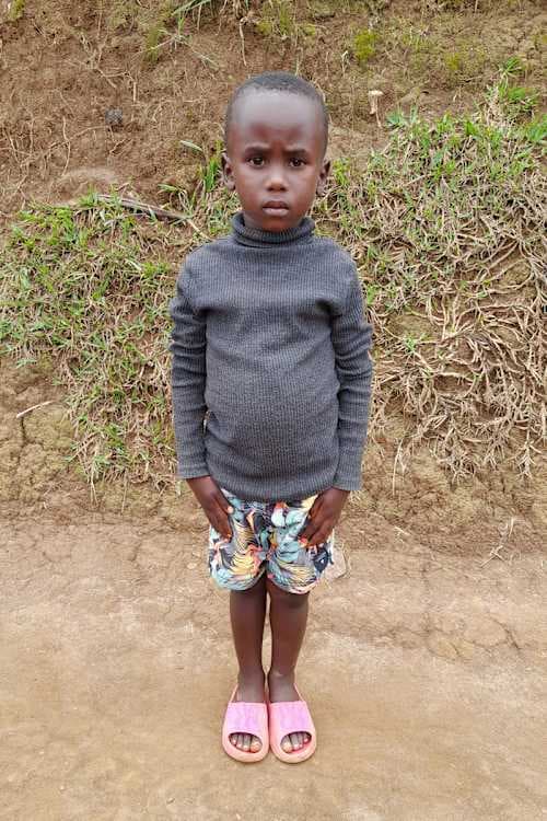 An unsponsored boy named Morgan from Rwanda who lives in an AIDS-affected area, is vulnerable to exploitation and has waited 458 days for a sponsor.