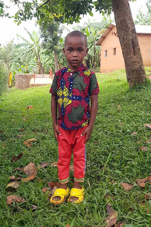 An unsponsored boy named Obed from Rwanda who lives in an AIDS-affected area, is vulnerable to exploitation and has waited 416 days for a sponsor.