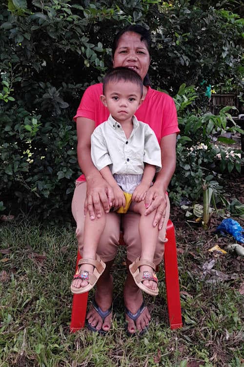 An unsponsored boy named Rato from Indonesia who has waited 424 days for a sponsor.