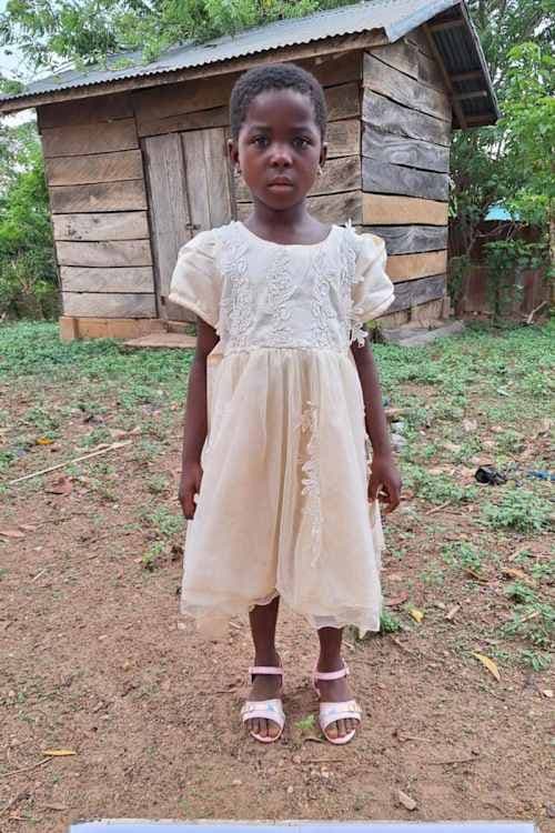 An unsponsored girl named Estelle from Togo who lives in an AIDS-affected area, is vulnerable to exploitation and has waited 410 days for a sponsor.