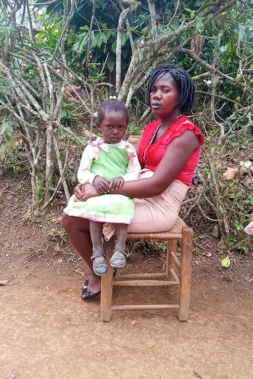 An unsponsored girl named Dadelie from Haiti who is vulnerable to exploitation and has waited 464 days for a sponsor.