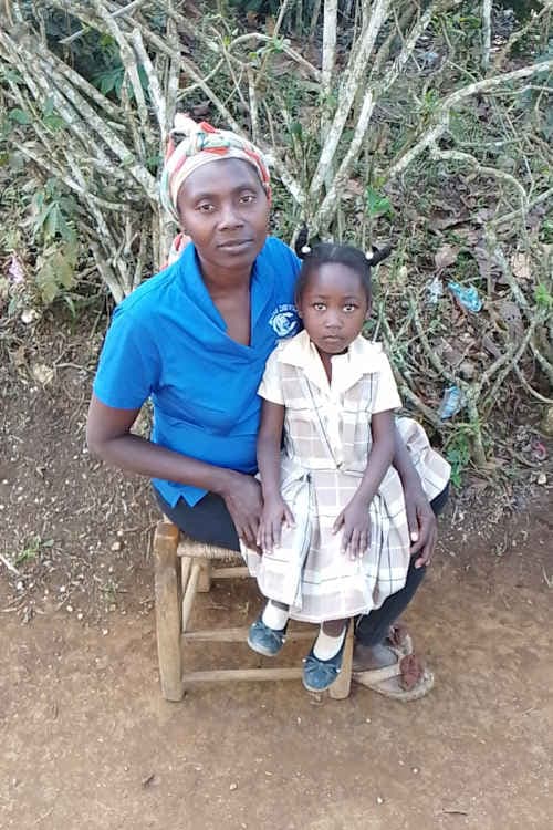 An unsponsored girl named Vierge from Haiti who is vulnerable to exploitation and has waited 458 days for a sponsor.