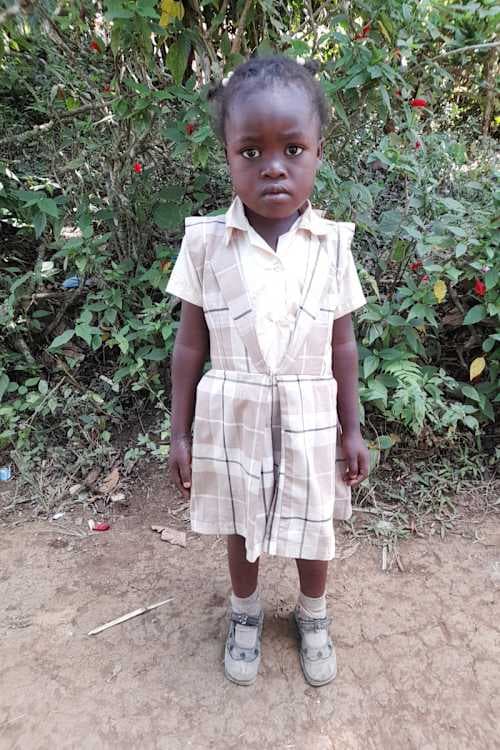 An unsponsored girl named Odeline from Haiti who is vulnerable to exploitation and has waited 458 days for a sponsor.