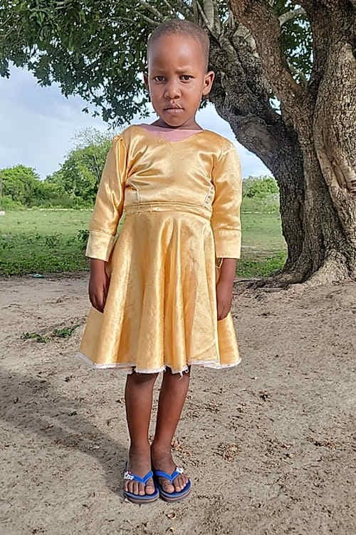 An unsponsored girl named Shabani from Tanzania who lives in an AIDS-affected area, is vulnerable to exploitation and has waited 492 days for a sponsor.