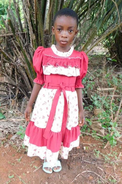 An unsponsored girl named Parfaite from Togo who lives in an AIDS-affected area, is vulnerable to exploitation and has waited 406 days for a sponsor.