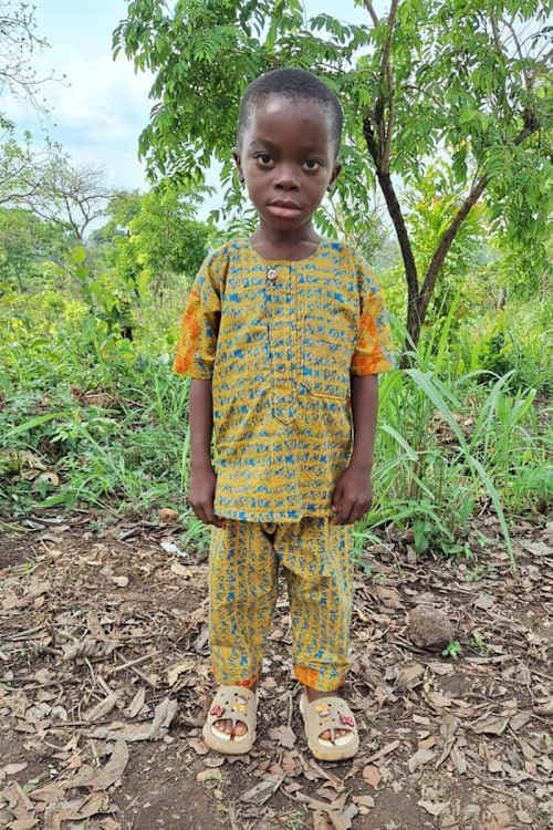 An unsponsored boy named Paul from Togo who lives in an AIDS-affected area, is vulnerable to exploitation and has waited 458 days for a sponsor.