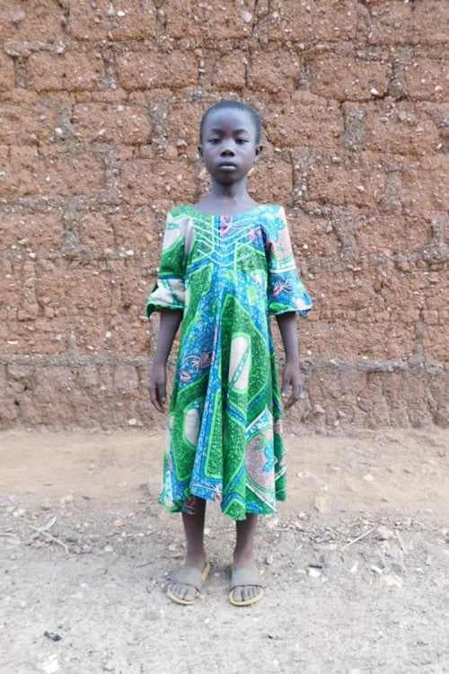 An unsponsored girl named Abra from Togo who lives in an AIDS-affected area, is vulnerable to exploitation and has waited 389 days for a sponsor.