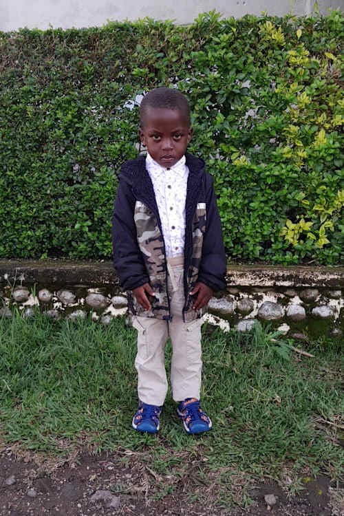 An unsponsored boy named Ngabo from Rwanda who lives in an AIDS-affected area, is vulnerable to exploitation and has waited 391 days for a sponsor.
