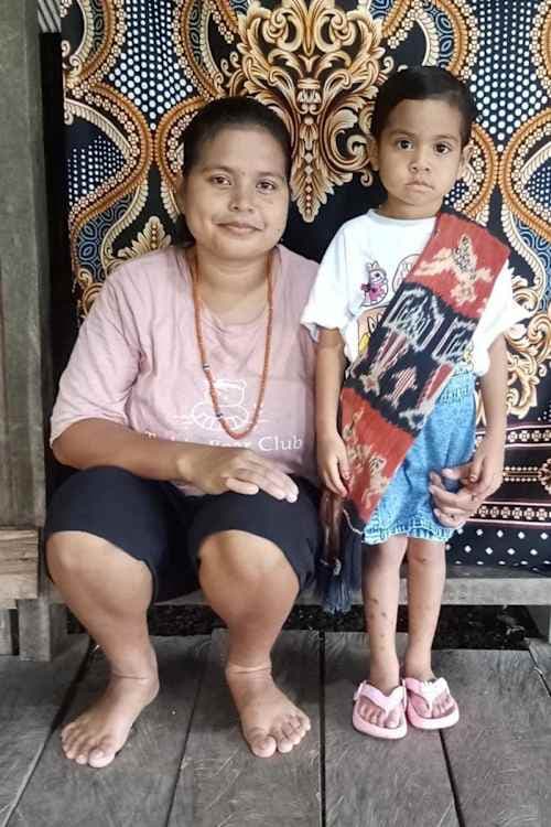 An unsponsored girl named Milea from Indonesia who has waited 405 days for a sponsor.