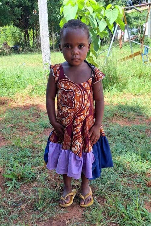 An unsponsored girl named Mila from Tanzania who lives in an AIDS-affected area, is vulnerable to exploitation and has waited 464 days for a sponsor.
