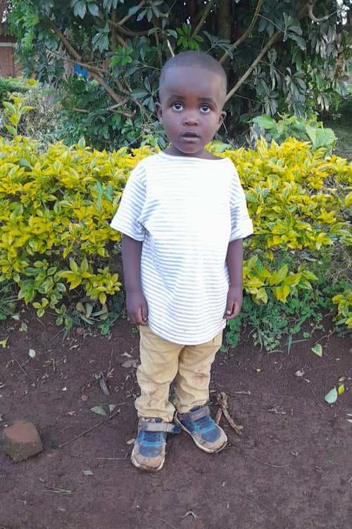 An unsponsored boy named Happy from Rwanda who lives in an AIDS-affected area, is vulnerable to exploitation and has waited 389 days for a sponsor.