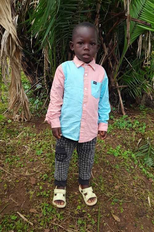 An unsponsored boy named Mugisha from Rwanda who lives in an AIDS-affected area, is vulnerable to exploitation and has waited 490 days for a sponsor.