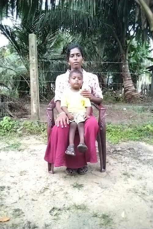 An unsponsored boy named Praikathir from Sri Lanka who has waited 463 days for a sponsor.