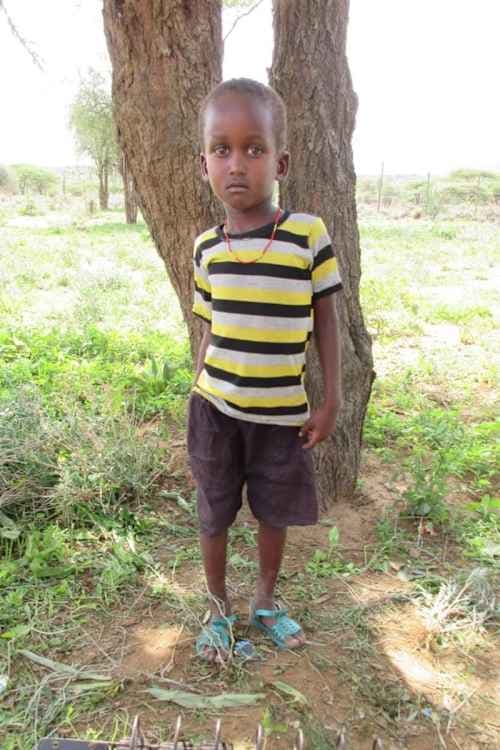 An unsponsored boy named Samuel from Kenya who lives in an AIDS-affected area and has waited 468 days for a sponsor.