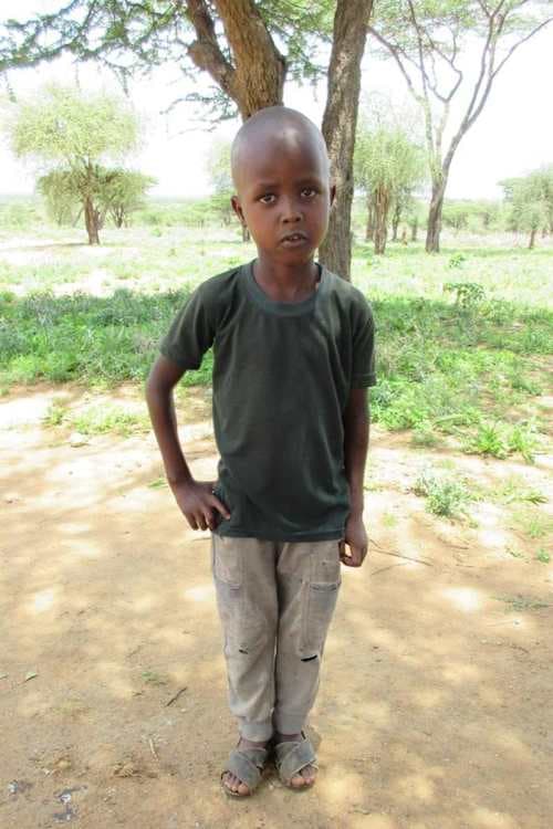 An unsponsored boy named Sapuko from Kenya who lives in an AIDS-affected area and has waited 468 days for a sponsor.