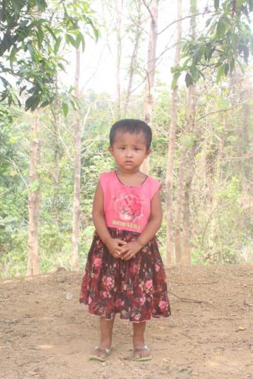 An unsponsored girl named Dhonalata from Bangladesh who is vulnerable to exploitation and has waited 378 days for a sponsor.