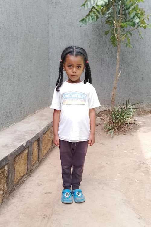 An unsponsored girl named Dibora from Ethiopia who lives in an AIDS-affected area, is vulnerable to exploitation and has waited 458 days for a sponsor.