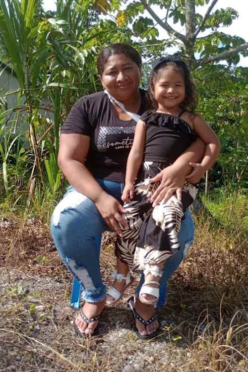 An unsponsored girl named Dulce from Colombia who has waited 467 days for a sponsor.