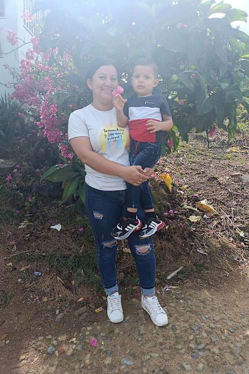 An unsponsored boy named Matias from Colombia who has waited 480 days for a sponsor.