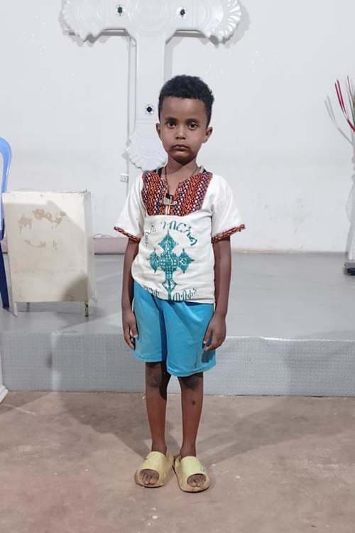 An unsponsored boy named Kena from Ethiopia who lives in an AIDS-affected area, is vulnerable to exploitation and has waited 455 days for a sponsor.