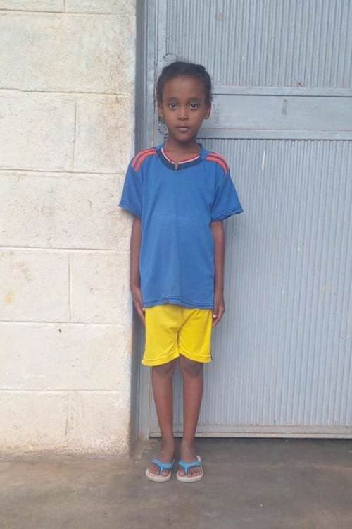 An unsponsored girl named Afomiya from Ethiopia who lives in an AIDS-affected area, is vulnerable to exploitation and has waited 392 days for a sponsor.