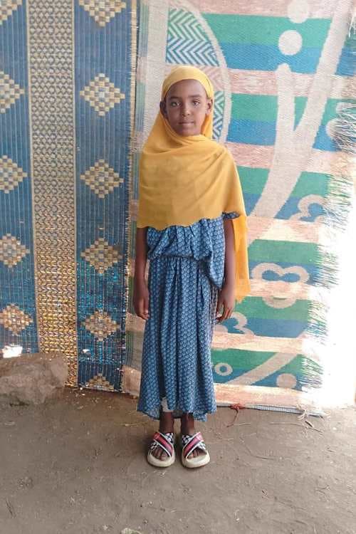 An unsponsored girl named Einab from Ethiopia who lives in an AIDS-affected area, is vulnerable to exploitation and has waited 385 days for a sponsor.