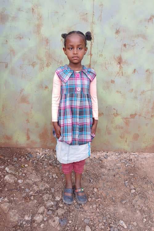 An unsponsored girl named Kalkidan from Ethiopia who lives in an AIDS-affected area, is vulnerable to exploitation and has waited 422 days for a sponsor.