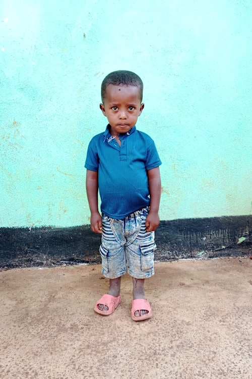 An unsponsored boy named Desalegn from Ethiopia who lives in an AIDS-affected area, is vulnerable to exploitation and has waited 379 days for a sponsor.