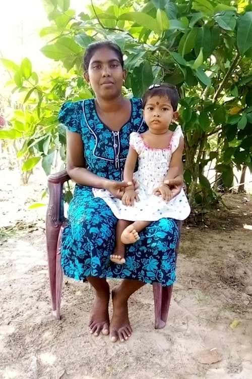 An unsponsored girl named Niumi from Sri Lanka who has waited 383 days for a sponsor.