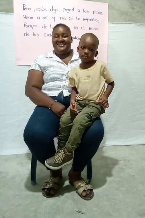 An unsponsored boy named Jenier from Colombia who has waited 394 days for a sponsor.