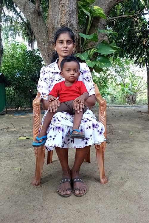 An unsponsored boy named Dithunesh from Sri Lanka who has waited 421 days for a sponsor.