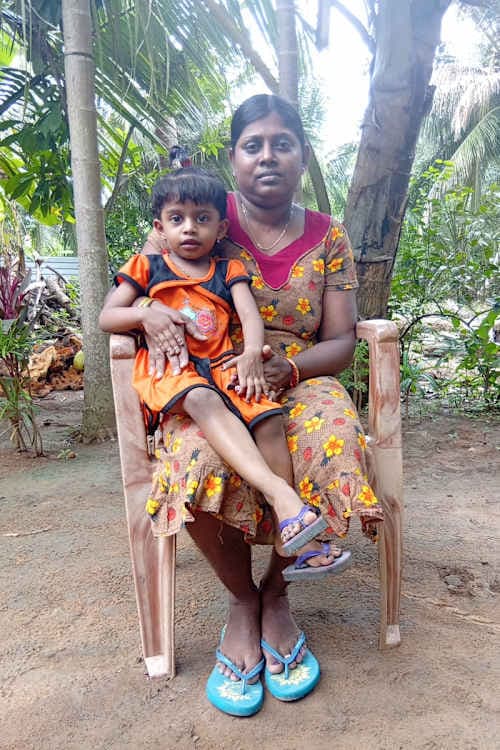 An unsponsored girl named Dilaxshy from Sri Lanka who has waited 421 days for a sponsor.