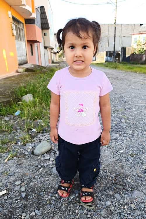 An unsponsored girl named Carolina from Ecuador who has waited 464 days for a sponsor.