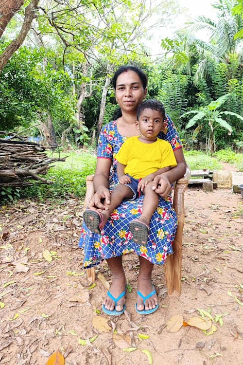 An unsponsored boy named Ranjith from Sri Lanka who has waited 452 days for a sponsor.