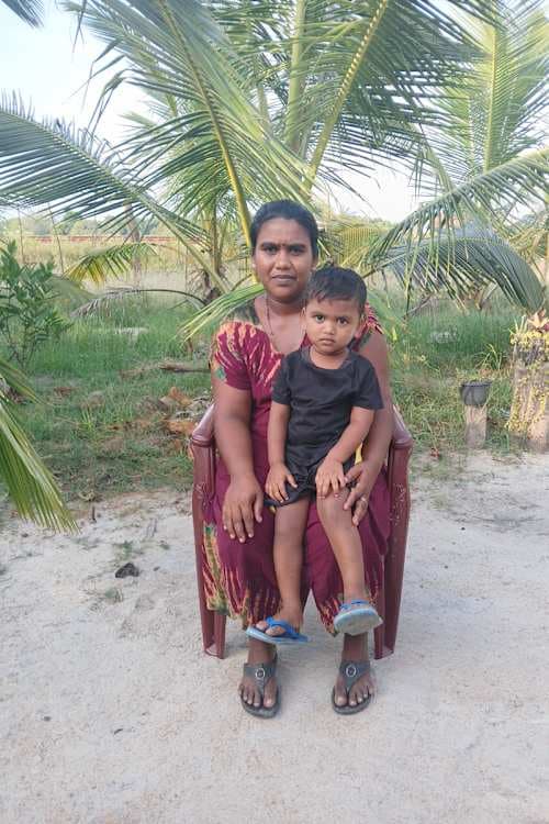 An unsponsored boy named Siyon from Sri Lanka who has waited 390 days for a sponsor.