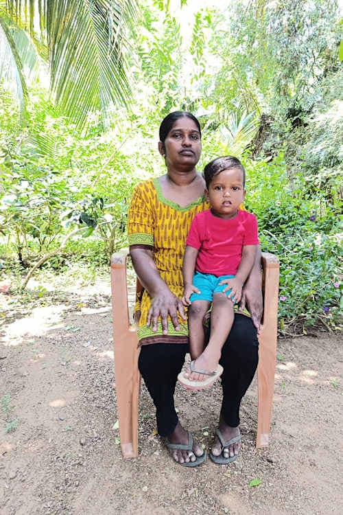 An unsponsored boy named Kajinu from Sri Lanka who has waited 429 days for a sponsor.