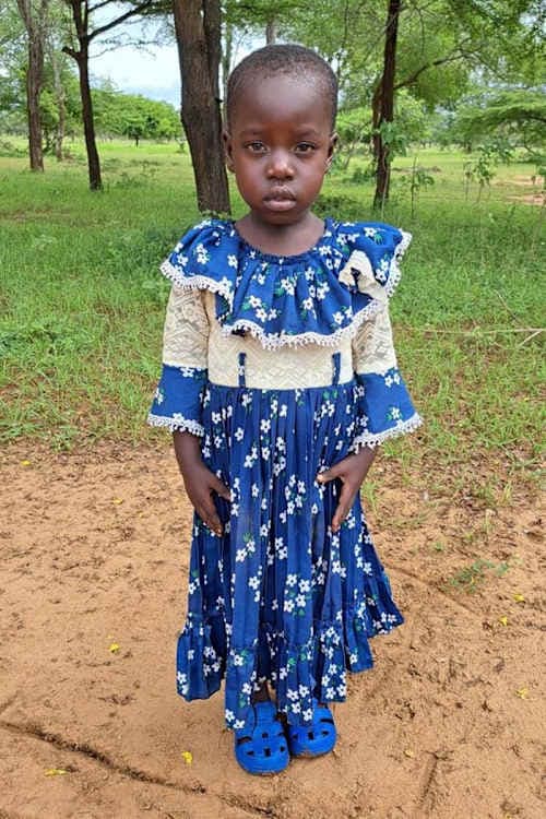 An unsponsored girl named Neria from Tanzania who lives in an AIDS-affected area, is vulnerable to exploitation and has waited 389 days for a sponsor.