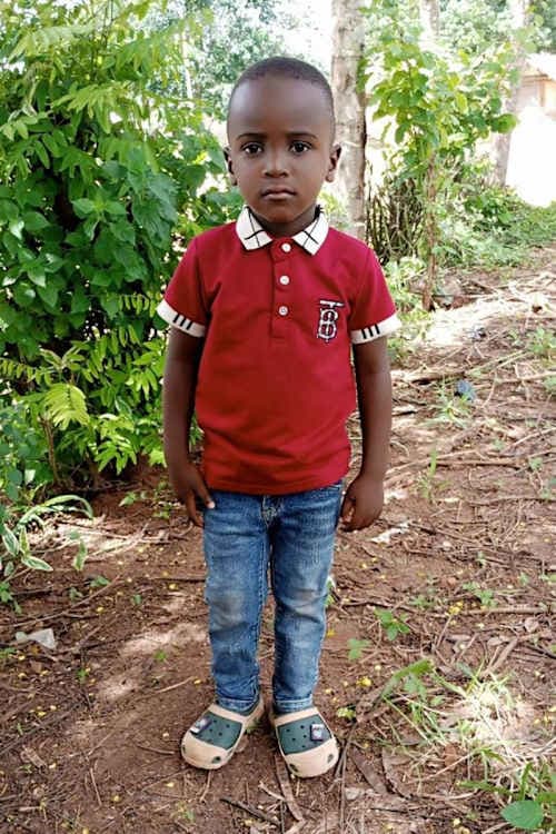 An unsponsored boy named Levis from Tanzania who lives in an AIDS-affected area, is vulnerable to exploitation and has waited 389 days for a sponsor.