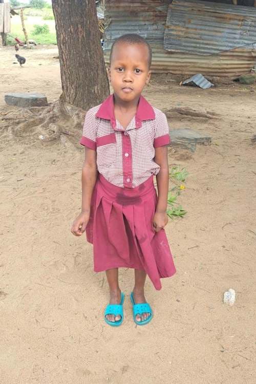 An unsponsored girl named Christina from Tanzania who lives in an AIDS-affected area, is vulnerable to exploitation and has waited 385 days for a sponsor.