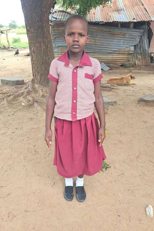 An unsponsored girl named Maria from Tanzania who lives in an AIDS-affected area, is vulnerable to exploitation and has waited 446 days for a sponsor.