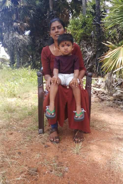 An unsponsored girl named Oceanciya from Sri Lanka who has waited 445 days for a sponsor.
