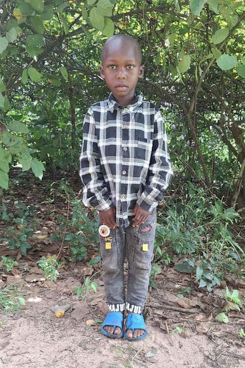 An unsponsored boy named Ikramu from Tanzania who lives in an AIDS-affected area, is vulnerable to exploitation and has waited 388 days for a sponsor.