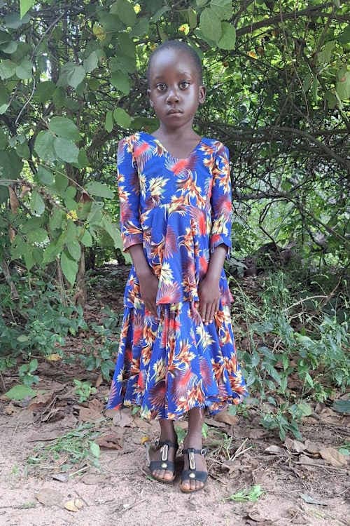 An unsponsored girl named Rosina from Tanzania who lives in an AIDS-affected area, is vulnerable to exploitation and has waited 418 days for a sponsor.