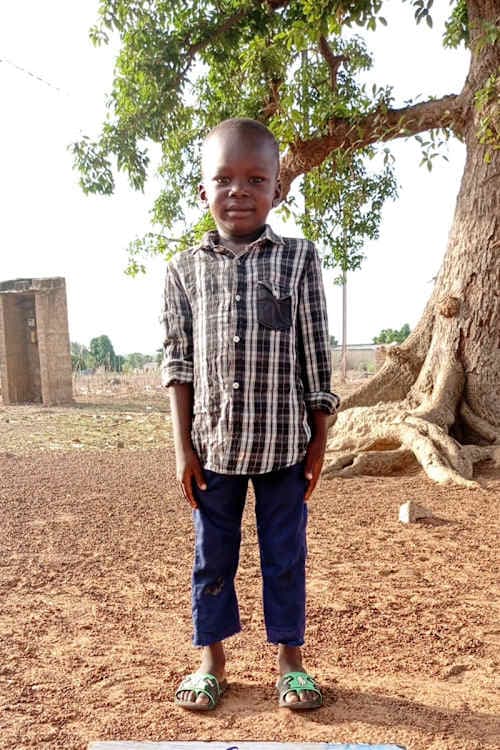 An unsponsored boy named Mael from Burkina Faso who lives in an AIDS-affected area, is vulnerable to exploitation and has waited 452 days for a sponsor.