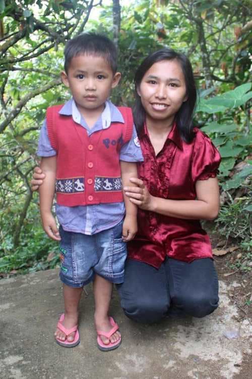 An unsponsored boy named Malik from Indonesia who has waited 353 days for a sponsor.