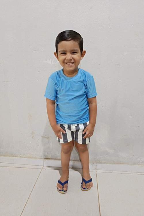 An unsponsored boy named Bernardo from Brazil who has waited 452 days for a sponsor.