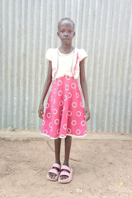 An unsponsored girl named Nyibol from Ethiopia who lives in an AIDS-affected area, is vulnerable to exploitation and has waited 408 days for a sponsor.