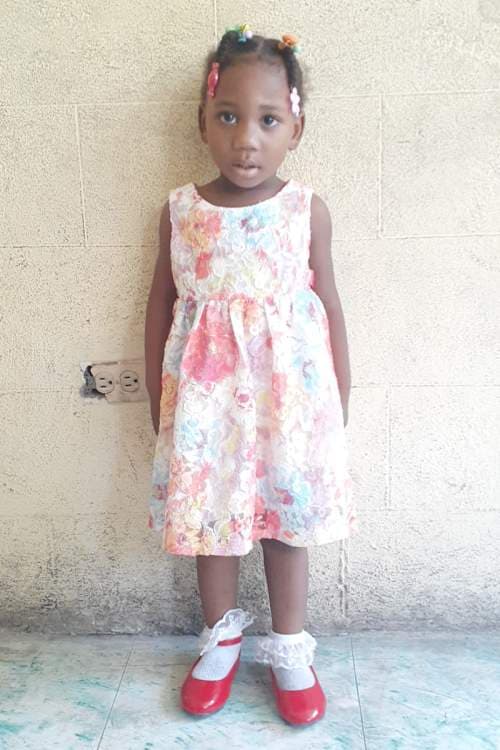 An unsponsored girl named Roobencia from Haiti who is vulnerable to exploitation and has waited 914 days for a sponsor.