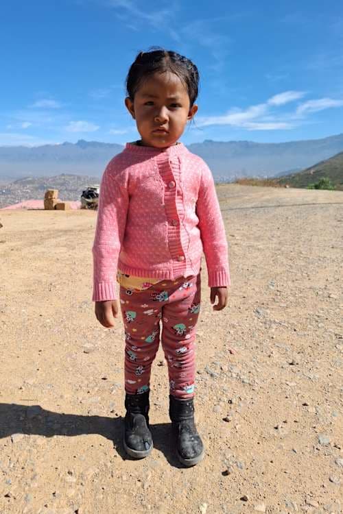 An unsponsored boy named Diana Erika from Bolivia who has waited 409 days for a sponsor.